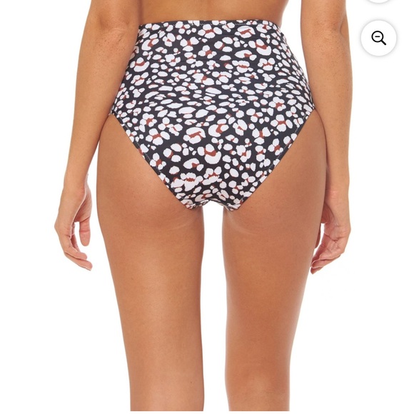 NWT Jessica Simpson leopard high rise swim bottoms only - Picture 2 of 3